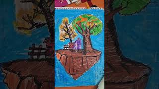 Scenery artdrawinglike subscribe [upl. by Merc]