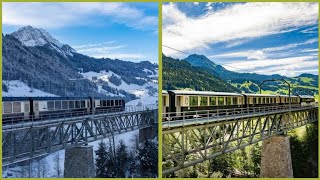 GoldenPass Express The Ultimate Scenic Train Journey Through Switzerland [upl. by Atilef536]