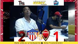 JUNIOR VS PATRIOTAS NARRA JERRY BENAVIDES POR LA NUEVA 870 AM EL GOL QUE SE VIVE RADIO Y TOXI RADIO [upl. by Ellehsyt]