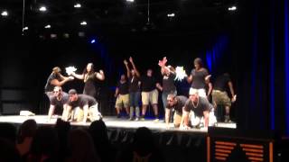 Millersville University Greek Week 2013 AIRBANDS  ΛΧΑ ΩΨΦ and ΜΣΥ Winning Routine [upl. by Aticnemrac966]