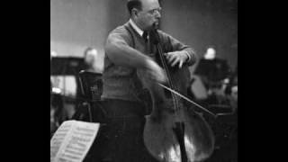 Pablo Casals Dvorak Cello Concerto  2nd mvt [upl. by Haliek]