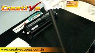 Vídeo Aula Recarga do Toner Lexmark X203 X204 X203N X204N [upl. by Natka54]