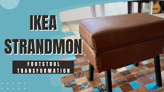 Transforming an IKEA STRANDMON Footstool  Pouf into a Piano Stool [upl. by Haet]