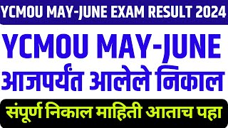 ycmou may june exam result 2024 ycmou new update 2024 ycmou result 2024 updat ycmou todays update [upl. by Acirahs]