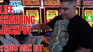 1800 Max Bet WORLD RECORD BREAKING JACKPOT [upl. by Almap]