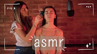 ASMR  Masaje sensorial y de cuello cabelludo con objetos relajantes para descansar 💆 [upl. by Hambley]