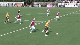 Highlights Morpeth Town 1 Emley 0  FA Cup 1st Qualifying Round 2425 [upl. by Meriel]