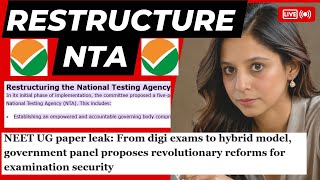 Dr Vanis Shocking Update on NTA Restructuring for NEET 2025 [upl. by Ahsimaj]