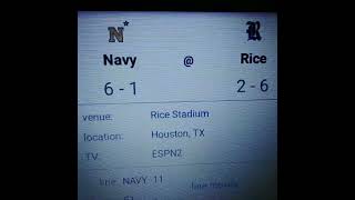 Navy vs Rice College Football 11224 Prediction [upl. by Ydner]