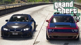 GTA V  VIDA DE JOVEM  RECUPEREI MINHA BMW E JÁ CORRI CONTRA O NOVO CARRO DO TJ  EP 50 [upl. by Laubin946]