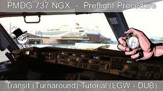 PMDG 737 Turn Around Tutorial  Real 737 Pilot [upl. by Leonanie]