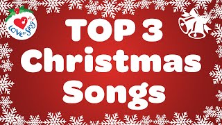 Top 3 Christmas Songs with Lyrics 🎄 Merry Christmas Songs [upl. by Gibbs]