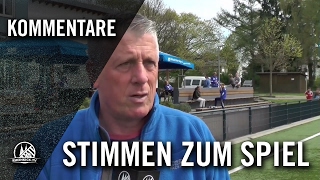 Wolfgang Milka Trainer SV Menden und R Mossemann Trainer Pulheimer SC  Die Stimmen zum Spiel [upl. by Paul389]