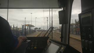 WINDOW VIEWS  Sheffield Supertram Class 399 Blue Line depot service  Cricket Inn RoadHalfway [upl. by Norling]