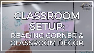 Classroom Setup  Reading Corner amp Decor  High School Teacher [upl. by Alemat]