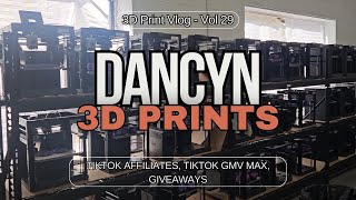 TikTok GMV Max TikTok Affiliates Giveaways Vendor Fair  3D Print Vlog 29 [upl. by Ieso987]