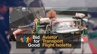 WVU Medicine Childrens Bid For Good  Aviator Transport Flight Isolette [upl. by Avenej]