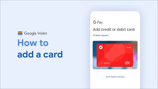 How to add a card to Google Wallet [upl. by Hughie]