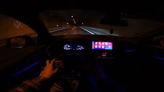 POV LATE NIGHT HIGHWAY RIDE  BMW 220d xDrive [upl. by Nosirb812]