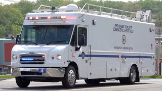 Delaware County Emergency Services Field Comm 54 Responding [upl. by Mellisent]