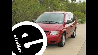 etrailer  Beginner’s Guide to Installing the Curt Trailer Hitch Receiver on a 2005 Dodge Caravan [upl. by Dinerman]