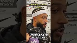 Veja o que o Memphis falou da Fiel Torcida após o jogo na Neo química Arena corinthians [upl. by Dirfliw]