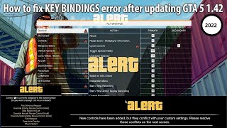 How to fix keybind error in gta v  gta 5 Keybind error fix no software need no patch [upl. by Nahtaj]