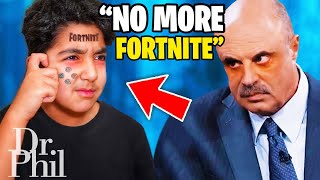 Kids Fortnite Addiction is Destroying His Life Dr Phil [upl. by Dadirac]