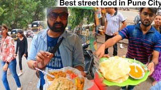 Pune city Famous Street Food  Zaika India ka with rishi  Pune World trade centre view [upl. by Phaih]