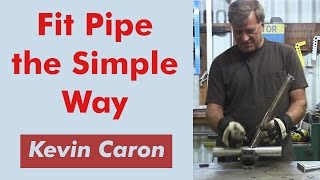 How to Cut Pipe at an Angle Accurately  Kevin Caron [upl. by Sweyn163]