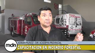 CAPACITACION EN INCENDIO FORESTAL ADRIAN MUÑOZ DIR ACADEMIA PROVINCIAL [upl. by Eizzil156]