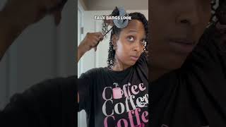 faux bangs inspired look ellamai curlyhairstyles trending trendingshorts [upl. by Ramad]