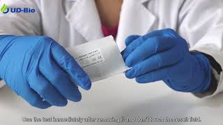 SARSCoV2 rapid antigen test kit operation video [upl. by Atinod]