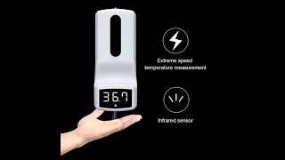 K9 hand sanitizer with temperature thermometer [upl. by Magnuson]