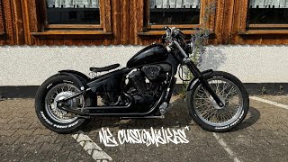 Honda VT 600 Custom Bobber Build Shadow w VanceampHines [upl. by Wolliw]