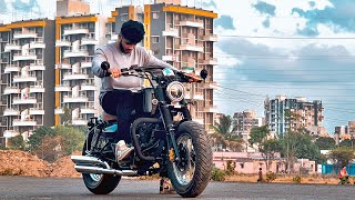 BAJAJ AVENGER MODIFIED INTO HARLEY DAVIDSON STREET 750🔥  HARLEY DAVIDSON [upl. by Call791]