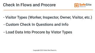 Visitor Types and Procore Daily Log [upl. by Nelaf]