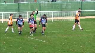 Match de rugby des cadets et des juniors à Montignac [upl. by Dreyer]