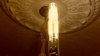 Making a DIY tubular glass LED filament lamp [upl. by Hibben557]