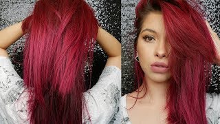 How I Maintain My MagentaBurgundy Red Hair amp Keep It Healthy [upl. by Ellecrag]