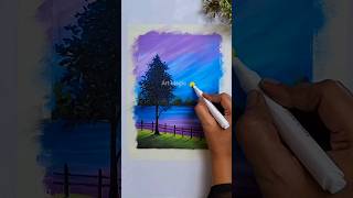 Easy OIL PASTEL Drawing For Beginners art drawing shortsfeed shorts viralvideo trending yt [upl. by Lillith147]