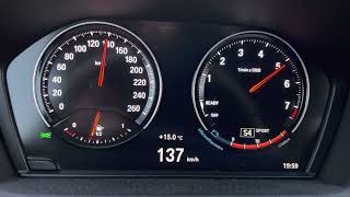 BMW X2 F39 xDrive20i 0100 kmh acceleration 178PS 20i 060 mph  20i [upl. by Phillips]