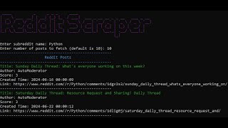 📜 Build a Reddit Scraper in Python  StepbyStep Guide [upl. by Werna]