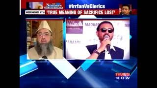 Irrfan Khan Vs Muslim Clerics Over Qurbani [upl. by Fitton]