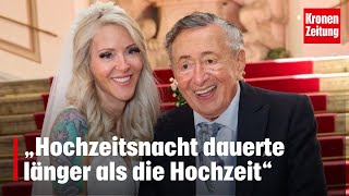 Lugner plaudert über Hochzeitsnacht  kronetv NEWS [upl. by Brunk]