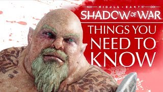 Middleearth Shadow of War  10 Things You NEED To Know [upl. by Osswald]