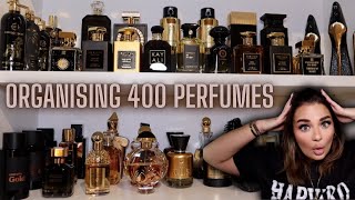 PERFUME COLLECTION 2024 amp PERFUME ROOM TOUR ORGANISE amp CLEAN WITH ME  Paulina Schar [upl. by Aynam211]