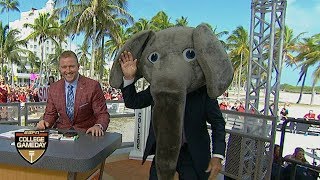 Lee Corso Head Gear Pick Oklahoma vs Alabama College Football Playoff amp more  College GameDay [upl. by Negeam508]