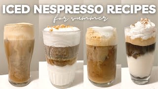 5 ICED NESPRESSO RECIPES you need to try [upl. by Atalanta273]