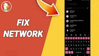 How To Fix Network On DuckDuckGo App [upl. by Leehar274]